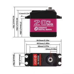 DSServo DS3218SSG Pro Servo Motor High Torque 20KG Stainless Steel Gear Digital Servo Waterproof SSG RC Servo With 180°, 270° (Optional) Degree Rotation For 1/8, 1/10 and 1/12 Scale RC CarsDSServo DS3218SSG Pro Servo Motor High Torque 20KG Stainless Steel Gear Digital Servo Waterproof SSG RC Servo With 180°, 270° (Optional) Degree Rotation For 1/8, 1/10 and 1/12 Scale RC Cars image 4