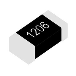 1 Ohm 1/4W 1206 Surface Mount Chip Resistor image 1