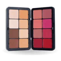 Keauty Beauty 8 Shade Matte Finish Blush & Contour Palette- Shade-01-19
