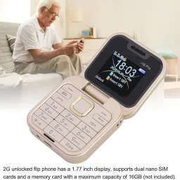touch 18 Rock X Flip Dual Sim Keypad Mobile with 1.8"Display Flip/Fold Call & SMS image 3