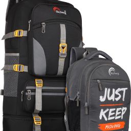 60L Rucksack & 30L Backpack Combo for Travel, Hiking, and Daily Use (Unisex) Rucksack - 60 L-image-112