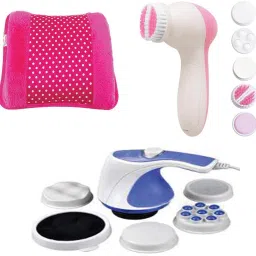 Zooper 399 5 in 1 Portable Compact Face Massager for Facial with Relax & Spin Tone Body Personal Care Appliance Combo-image-5