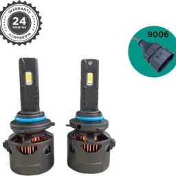 9006 fitting white color 200W pack of 2 bulb 24 months Warranty Headlight Headlight Car LED (9 V, 200 W)-image-52
