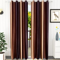 213.36 cm (7 ft) Polyester Semi Transparent Door Curtain (Pack Of 2)-image-33