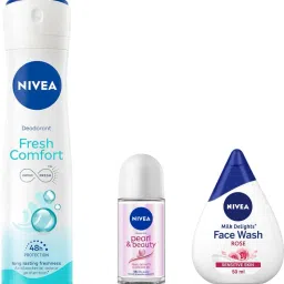 FRESH COMFORT DEO 150 ML , P&B ROLL ON 25 MLAND ROSE FB 50 ML-12
