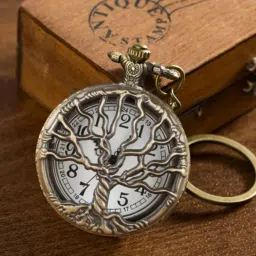 Jainjon Antique Pocket watch of Feng Shui Tree Feng Shui Tree Pocket watch NA Metal Pocket Watch Chain-11