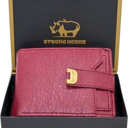 Men Casual, Formal, Travel, Trendy Red Artificial Leather RFID Wallet-image-13