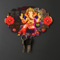Ganesh Ji wall Key holder Wood Key Holder-picture-11