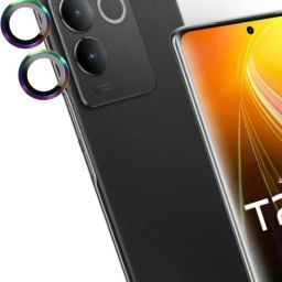 A3sprime Back Camera Lens Ring Guard Protector for vivo T2 Pro 5G, (Color - Rainbow)-image-108