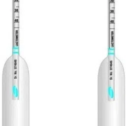 Milk Purity Tester Meter Glass Lactometer Check Water In Milk At Home (2 Pack) Hydrometer-11