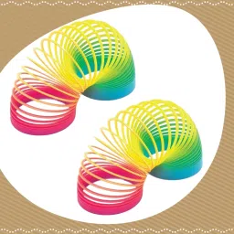 Rainbow Spring Magic Spring Gag Toy for kids (Packof 2pcs)-L102 Slinky Magic Spring Gag Toy-5