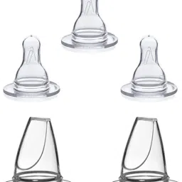Anti Colic Silicon Nipple with Training Sipper Spout Nipple New Born Flow Nipple-13