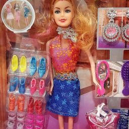 HAPPY GIRL DOLL SERIES WITH DOLL DRESSES SET FOR KIDS (Multicolor)-image-21
