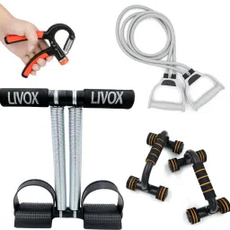 Tummy Trimmer, Pushup Bar, Toning Tube And R Hand Grip For Home Workout Ab Exerciser-13