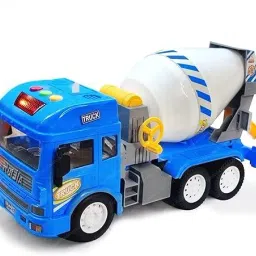 Construction Truck Toy Pull Back Vehicles Cement Mixer-picture-13