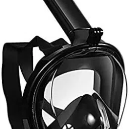 180° Panoramic View Snorkel Mask Full Face Scuba, Dive and Swim Set for Kids Diving Mask-image-3