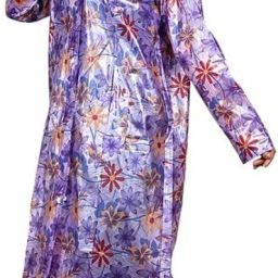 Floral Print, Solid Women Raincoat-image-92