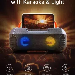 Stilvoll Wireless 1800mAh Battery 20 Hours Playing Bluetooth Speaker /Loud Speaker 5 W Bluetooth Party Speaker image 2