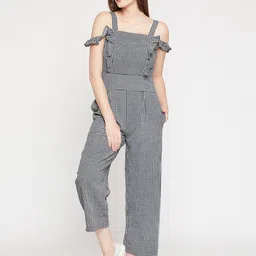 rare Checkered Women Jumpsuit-picture-7