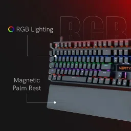 Verity Onyx RGB Mechanical Keyboard Wired USB Standard Multi-device Keyboard Compatible with Desktop, Laptop, Mac image 2