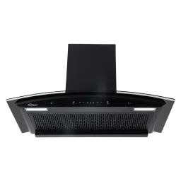 Sunflame Genial 90cm 1350m3/hr Ducted Auto Clean Wall Mounted Chimney with Motion Sensor Control (Black)-picture-4