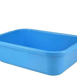 Plastic Big Tray Unbreakable Plastic Big Size Multipurpose Desk Organizer Storage Basket-43