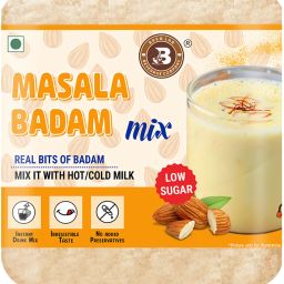 Masala Badam Mix Low Sugar Irresistible Taste Instant Drink Mix For Strong Bones-47