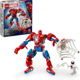 Marvel Spider-Man Mech vs.Anti-Venom Buildable Toy Figure Set 76308 (107 Blocks)-6