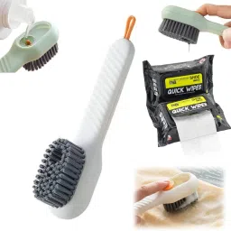 SEAHAVEN Shoe Sneaker Cleaning Combo kit (Wipe + Brush + Shoe Eraser) Shoe Care Kit Shoe Care Kit-image-10