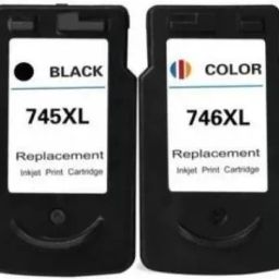 INKTECH PG745XL Black + Tri Color Combo Pack Ink Cartridge-image-30