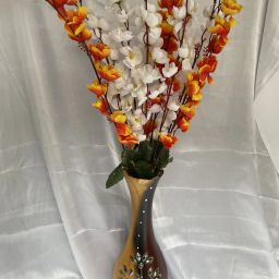Multicolor Cherry Blossom Artificial Flower-image-3
