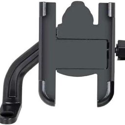 Universal Handlebar Mobile Holder, Adjustable Mirror Mount, Black Bike Mobile Holder-7