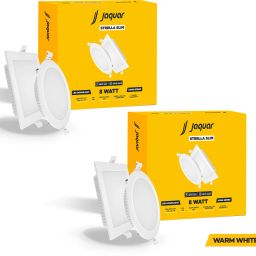 Strella Slim 8W Round Recess Down Light - Warm White (Pack of 2) Ceiling Light Ceiling Lamp-image-91