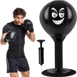 Heavy Duty Stress Relief Ball, Desk Boxing Punch Ball Standing Bag-image-10