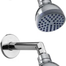 3"Inch Blue Nozzle ABS Shower with 7"inch S.S-304 Round Shower Arm (Set of 2) Fixed Mount-image-53