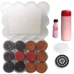 Carrom Coins in PVC Box Carrom Pawns-picture-37