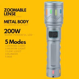 sagaft X93"High-Power LED Torch Light – Rechargeable, Waterproof & Long-Range" Torch image 3