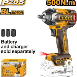 Ingco CIWLI20501 Impact Wrench 500nm Without Battery and Charger Cordless Impact Wrench-picture-43