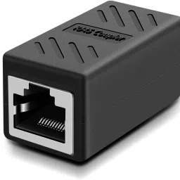 Uniqon Black Rj45 Coupler Ethernet Coupler Cat7, Cat6 Cat5e Rj45 8p8c Inline Lan Coupler Phone Converter-34