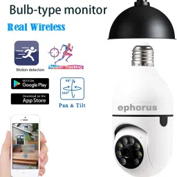 ephorus Bulb WiFi hidden two way audio colour night vision full HD PTZ camera 5MP camera 1 IP Camera Camera image 2