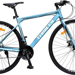 85% Assembled Specially Designed Alloy Frame 700 CC Dual Disc Brake 26 T (inch) Hybrid Cycle/City Bike-image-42