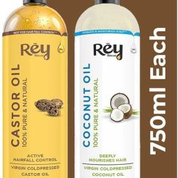 Castor Oil & Coconut Oil - for hair & skin - 750ml + 750mlHair Oil-image-27