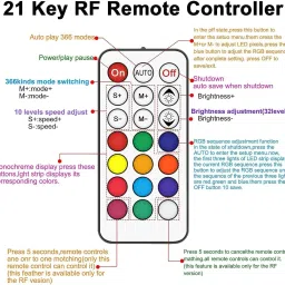 A1 Gadgets 21 Keys 5-24V RF Led Controller Mini Pixel Dimmer 3pin For WS2812B WS2811 WS2812 image 5