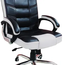204 Dynamo Double Cushion High Back Leatherette Office Executive Chair-image-34