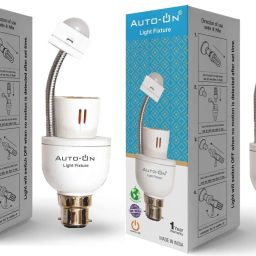 ANANDANI Automatic Motion Sensor Holder (Pack of 2), Auto Turn ON and Off Smart Sensor Light-4