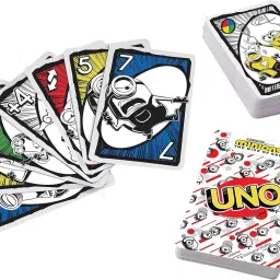 woyr UNO Minion and Minecraft Paper Playing Cards| 112 UNO Playing Card Game image 5