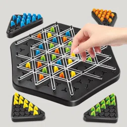 Chain Triangle ChessSet,Triangular Chess Set for Children and Adults--35 Strategy & War Board Game-picture-28