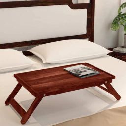 woodsworth from pepperfry Kennewick Sheesham Wood Portable Table in Scratch Resistant Honey Oak Finish-picture-30