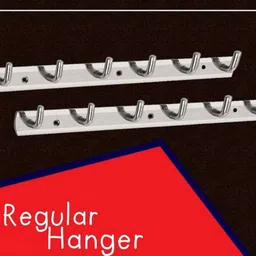 cosvit Regular Hanger Stainless Steel 6 Pin Cloth Hanger Wall Mounted (Set of 2) Door Hanger-picture-49