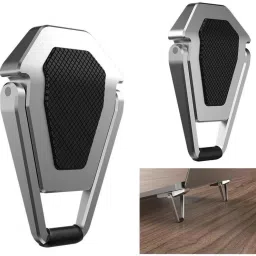 BUFONA Keyboard Laptop Stand Foldable Laptop Stand Portable Floor and Desk Stand Portable Invisible Laptop Riser Stand Mini Cooling Pad Laptop Desk Holder Aluminium Floor and Desk Stand Rotatable Laptop Stand Compatible with Universal Laptops-15